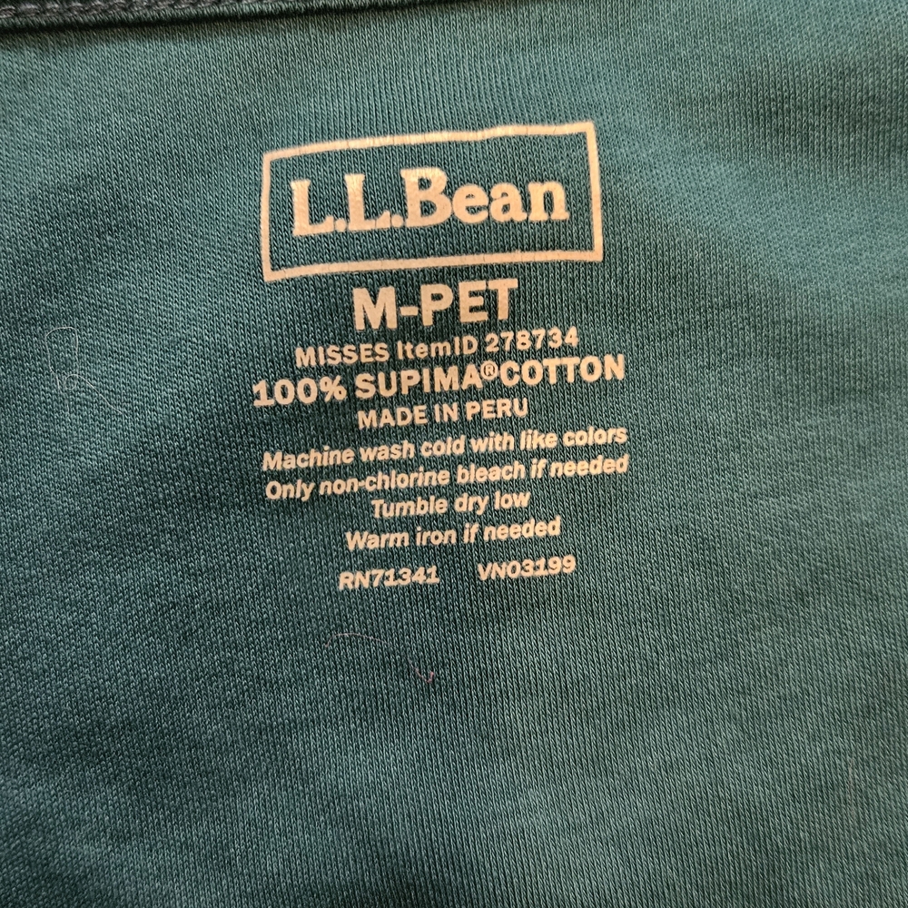 L.L.Bean Teal Tank Top - Picture 3 of 3